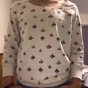 Quarter length boat sweater